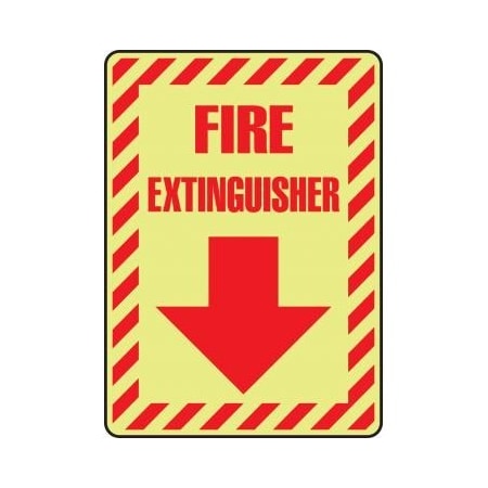 Accuform GLOWINTHEDAR K SAFETY SIGN FIRE MLFX536GP MLFX536GP